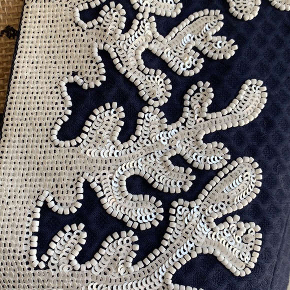 Lilly Pulitzer blue white jacquard sheath dress 2 - Picture 7 of 16